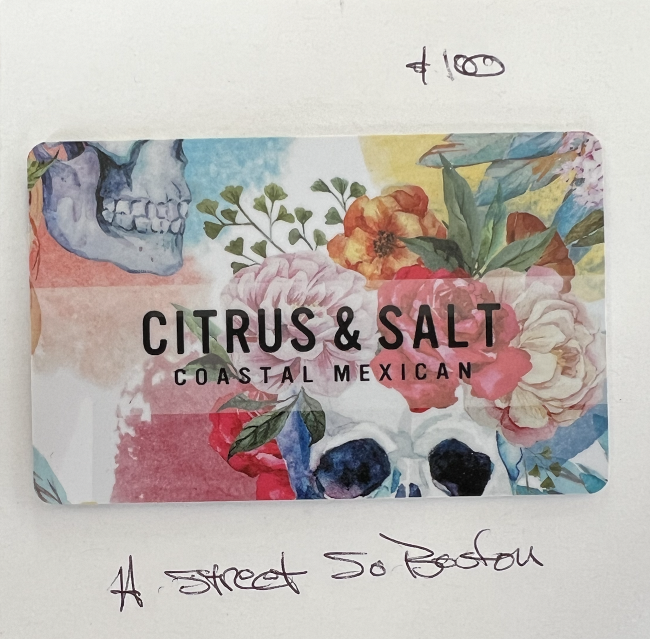 $100 Gift Card to Citrus & Salt - Main Image