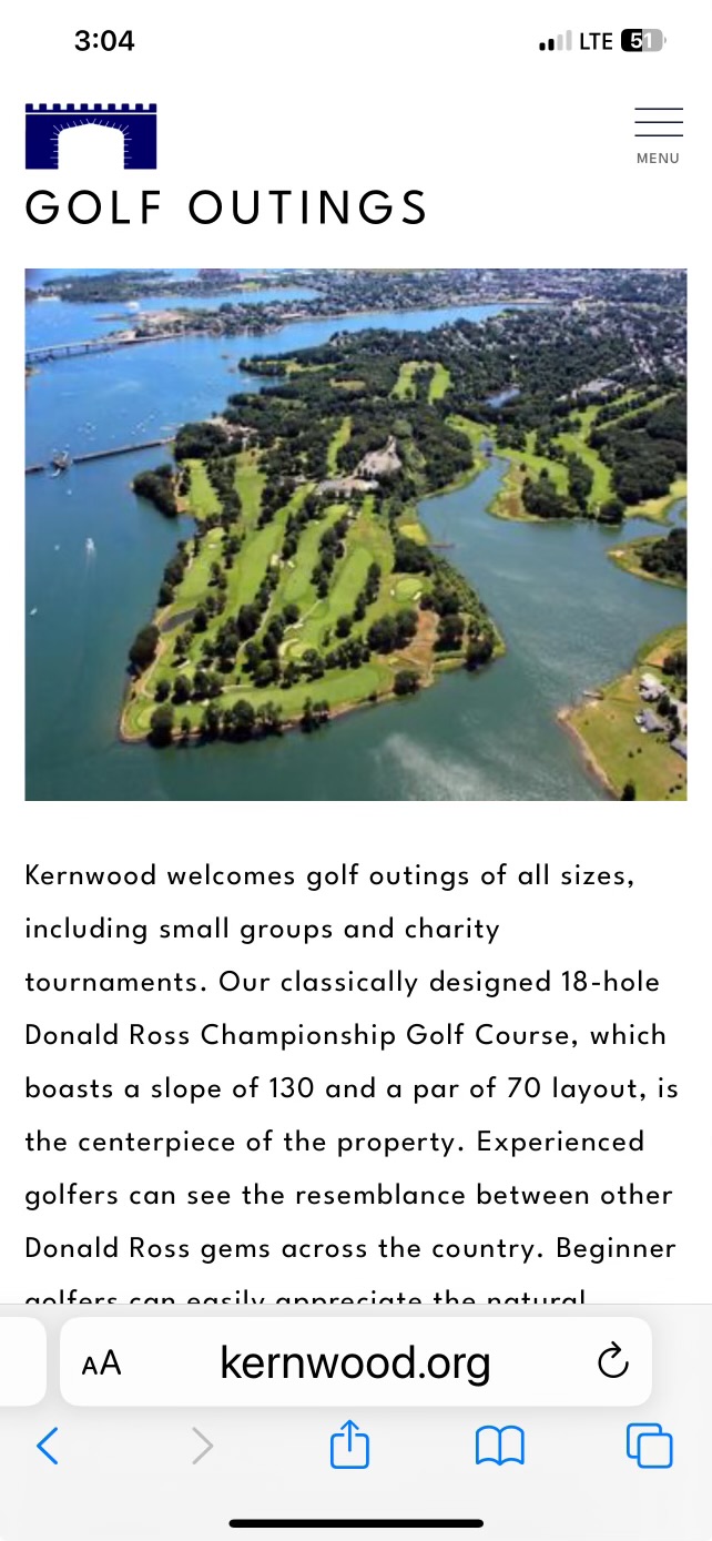 Lunch and golf for 3 with Jimmy Walsh at Kernwood country club - Main Image